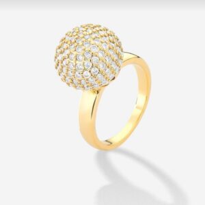Anel Esfera Micro Zircônias