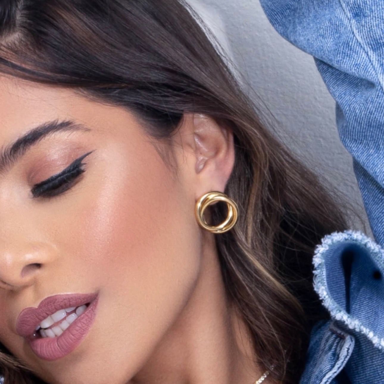 Brinco Anel Duplo Médio-Imagem 2