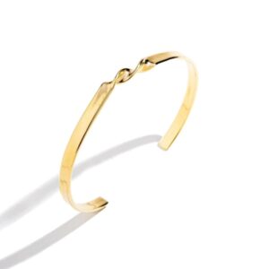 Bracelete Liso Detalhe Torcido