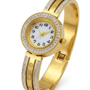 Relógio com Strass Aço Inoxidável